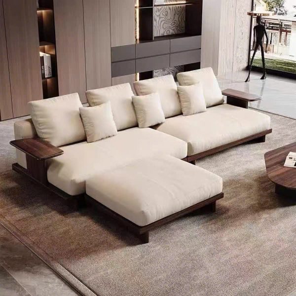 Alternative view of Bộ Ghế Sofa Gỗ Phong Cách Hiện Đại Sang Trọng VS108