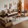Ghế Sofa Gỗ Phối Mây Phong Cách Indochine VS111