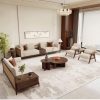 Ghế Sofa Gỗ Phối Mây Phong Cách Hiện Đại VS118