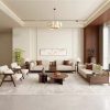 Ghế Sofa Gỗ Phối Mây Phong Cách Hiện Đại VS118