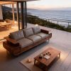 Ghế Sofa Gỗ Ngăn Kéo Phong Cách Hiện Đại VS122