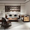 Ghế Sofa Gỗ Phối Mây Phong Cách Indochine Hiện Đại VS123