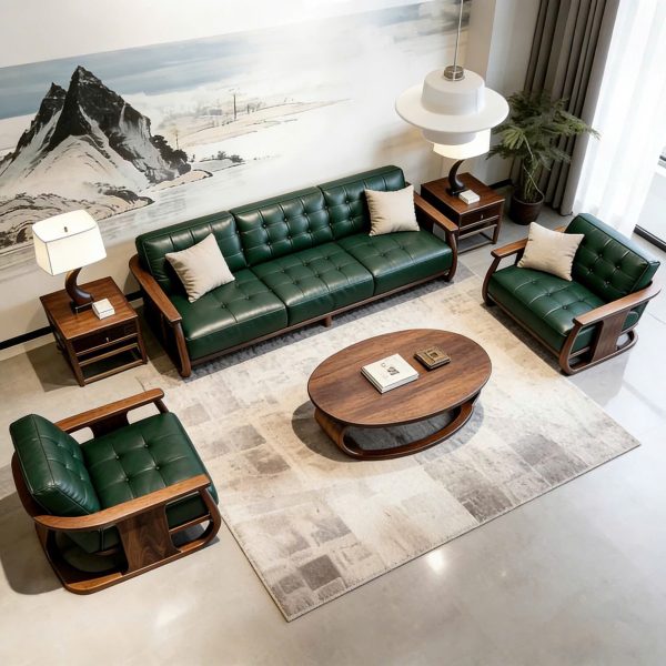 Alternative view of Ghế Sofa Gỗ Phong Cách Hiện Đại VS126