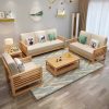 Ghế Sofa Gỗ Phong Cách Hiện Đại VS129