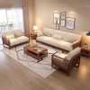 Ghế Sofa Gỗ Phong Cách Hiện Đại VS129