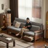 Ghế Sofa Gỗ Có Ngăn Kéo Phong Cách Hiện Đại VS131