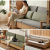 Ghế Sofa Gỗ Có Ngăn Kéo Phong Cách Hiện Đại VS131