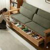 Ghế Sofa Gỗ Có Ngăn Kéo Phong Cách Hiện Đại VS131