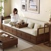 Ghế Sofa Gỗ Phối Mây Phong Cách Hiện Đại VS132
