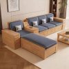 Ghế Sofa Gỗ Ngăn Kéo Phong Cách Hiện Đại VS134