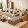 Ghế Sofa Gỗ Ngăn Kéo Phong Cách Hiện Đại VS134