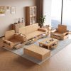Ghế Sofa Gỗ Ngăn Kéo Phong Cách Hiện Đại VS135