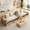 Ghế Sofa Gỗ Ngăn Kéo Phong Cách Hiện Đại VS136