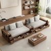 Ghế Sofa Gỗ Ngăn Kéo Phong Cách Hiện Đại VS136