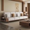 Bộ Ghế Sofa Gỗ Tự Nhiên Có Kệ Để Đồ VS138