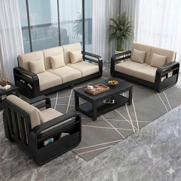 Alternative view of Bộ Ghế Sofa Gỗ Tự Nhiên Phong Cách Hiện Đại VS141