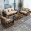 Bộ Ghế Sofa Gỗ Tự Nhiên Phong Cách Hiện Đại VS141