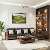 Bộ Ghế Sofa Gỗ Tự Nhiên Phong Cách Hiện Đại VS141